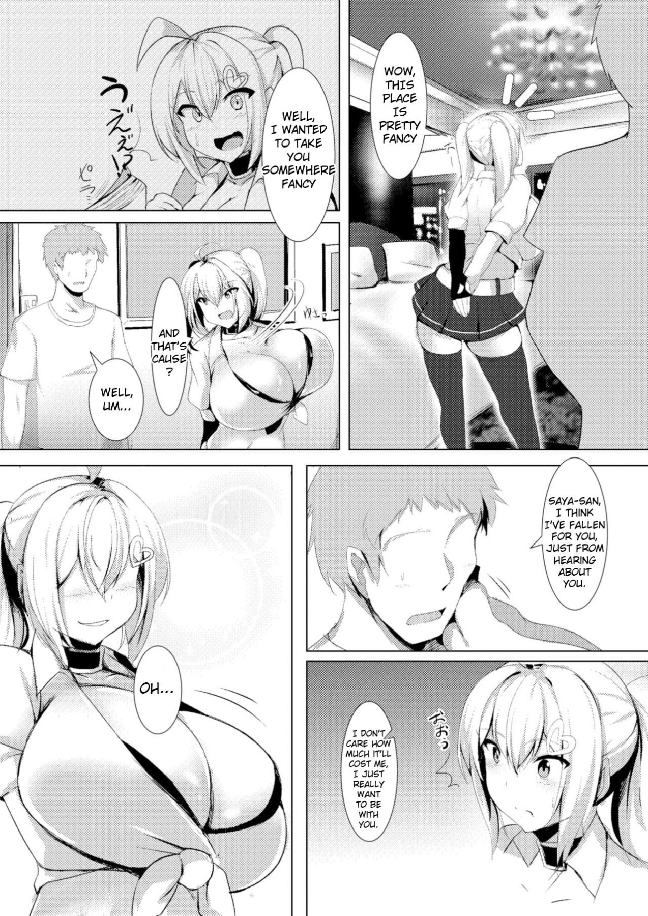 Hentai Manga Comic-I Want To Get Squeezed By Those Giant Breasts!!-Read-5